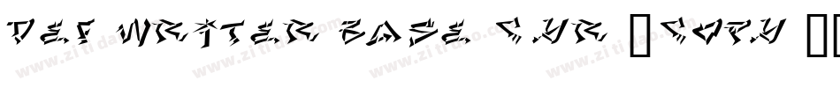 Def Writer BASE Cyr (COPY 1)字体转换